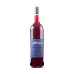 Foto de botella de vino rojo.